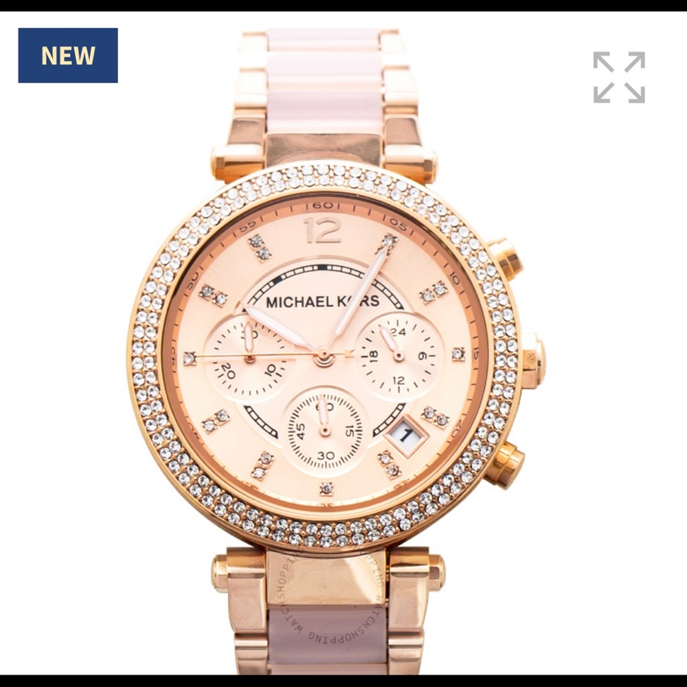 Gorgeous Mk pink watch